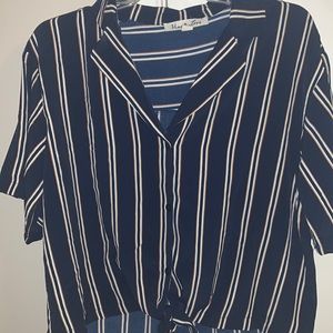 Womens tie front shirt